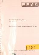 Jung-Jung HF50, Surface & Profiler Grinder, Instructions Manual-HF50-01